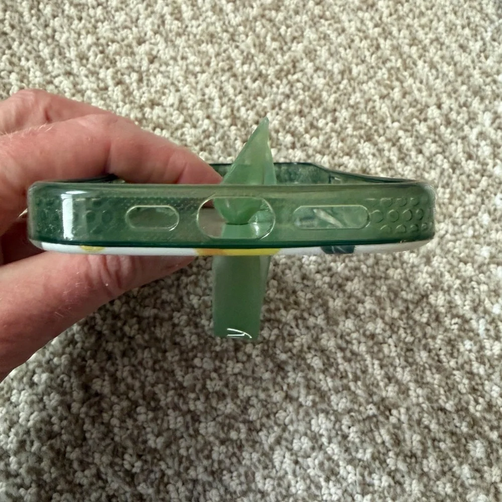 Loopy Case Lemon Pattern with Green Loop - Picture 3 of 4